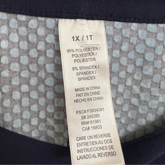 Women’s Plus Size Casual Distress Print Dress stretch fabric 1x - Picture 8 of 8